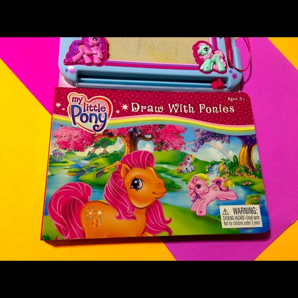 MY LITTLE PONY Draw With Ponies NWT Book & PAD - Picture 4 of 16